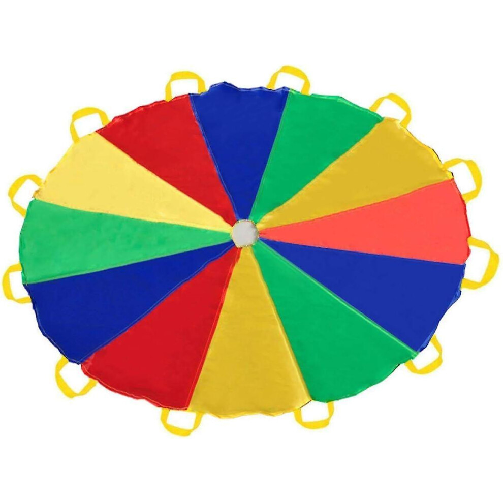 Parachute 6 Feet for Kids with 8 Handles Play Parachute for 8-12 Kids Tent Cooperative Games Birthda-image-OPC-PDRSYPD-NEW