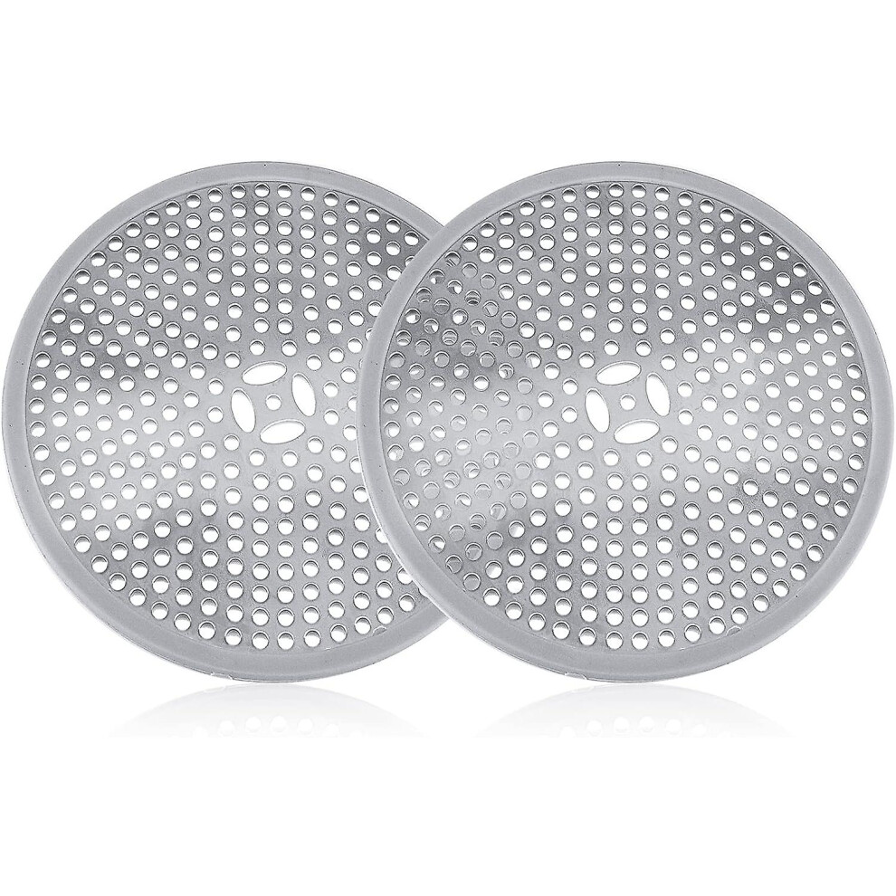 2pcs Shower Drain Protector Mesh Stainless Steel Shower Drain Hair Trap Shower Drain Cover Chrome Replacement Drain-image-OPC-PDRT5RX-NEW
