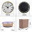 Clock Insert Black Arabic Numerals Quartz Movement Clock 2.8inch/70mm Round 4