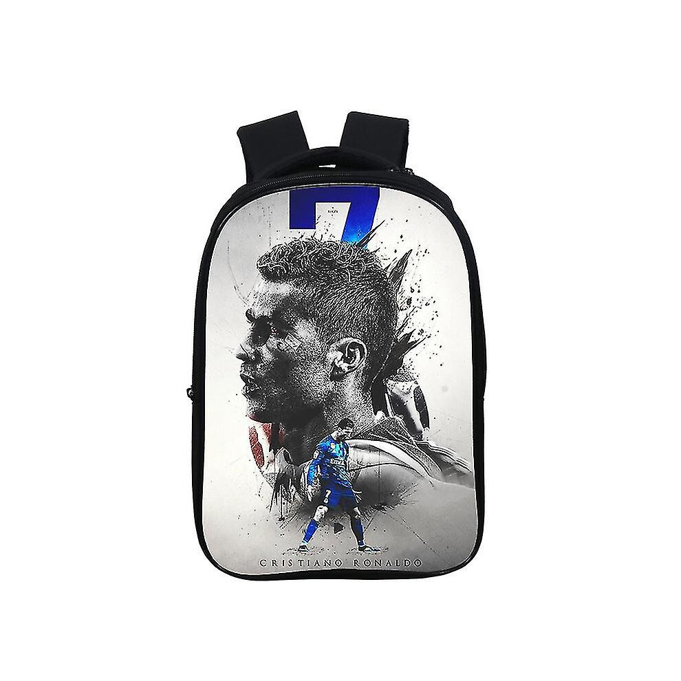 (Style 4) Football Crowe Around Ronaldo Patterned Shoulder Backpack Schoolbag High Quality-image-OPC-PDRTC9X-NEW
