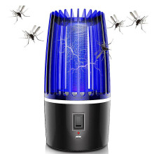 Bug Zapper, Electric Fly Catcher, Uv Fly Zapper 360 Attract Electric Mosquito Killer Lamp, 4000mah Rechargeable Usb Fly Killer Fly Traps, Insect Kille
