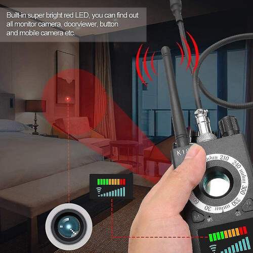 Anti-spy Detector, Multi-function Wireless Gps Signal Detector Anti-eavesdropping 2