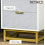 Modern Bedside Table Storage 2 Drawers White Gold Metal Legs Side Cabinet Unit 3