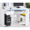 Corner Computer Desk Modern Kids Workstation White Storage Shelf Drawer Study PC Table 4