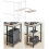 Industrial Computer Desk Vintage Corner Workstation Rustic Grey L-Shaped Table 6