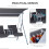 Outsunny Outsunny 2 Person Covered Patio Swing with Pivot Table & Storage Console Grey 3