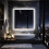 800 x 800mm Square Led Lighted Bathroom Mirror with Demister 4