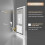 800 x 800mm Square Led Lighted Bathroom Mirror with Demister 7