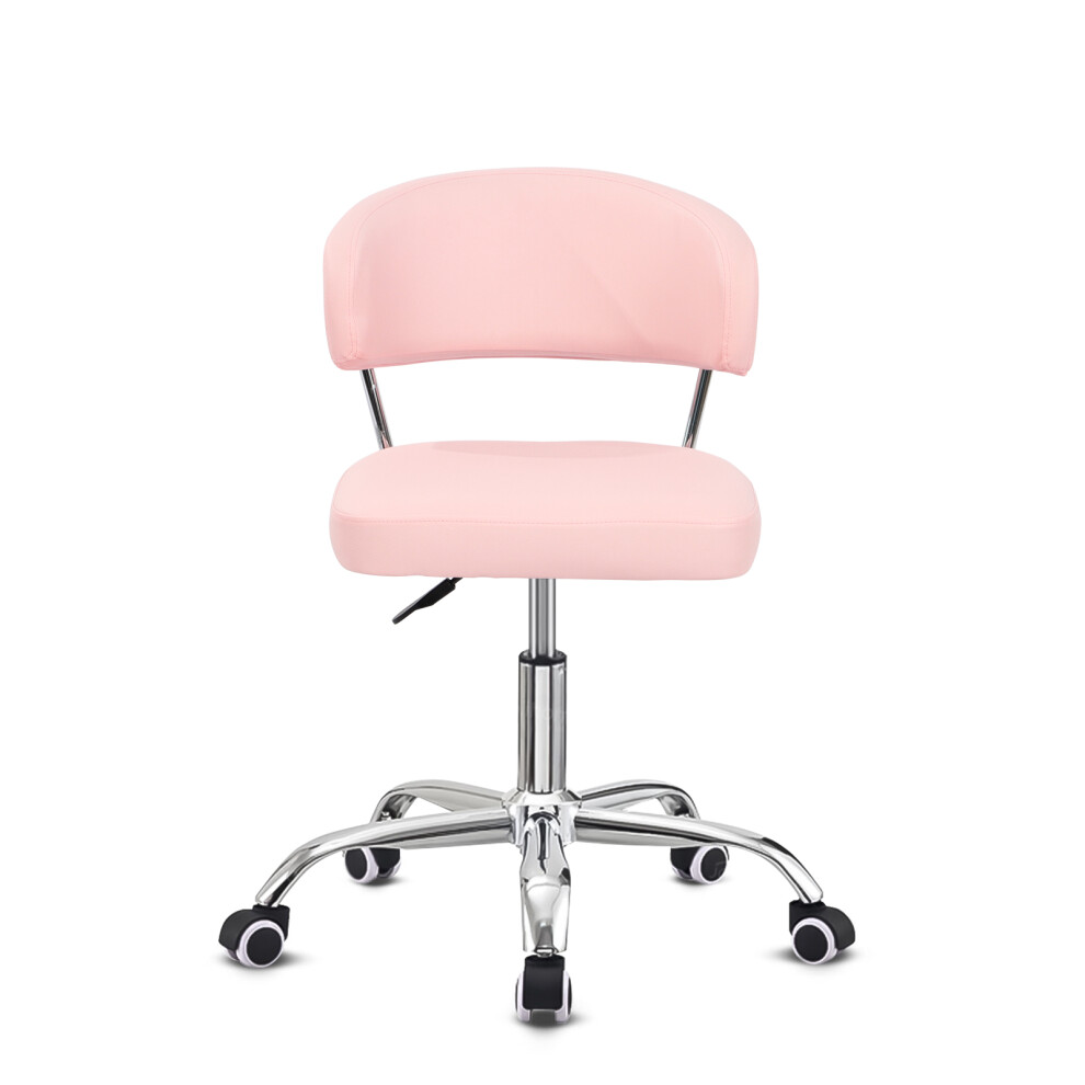 (Pink) Office chair for Home,Swivel Desk Chair for Bedroom Adjustable Height Home Office Chair