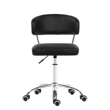 (Black) Office chair for Home,Swivel Desk Chair for Bedroom Adjustable Height Home Office Chair