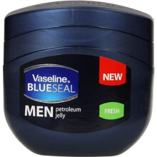 Vaseline Men's Fresh Blue Seal Petroleum Jelly Paraben-Free 250ml - Whole-Body Moisturizer for Dry Skin