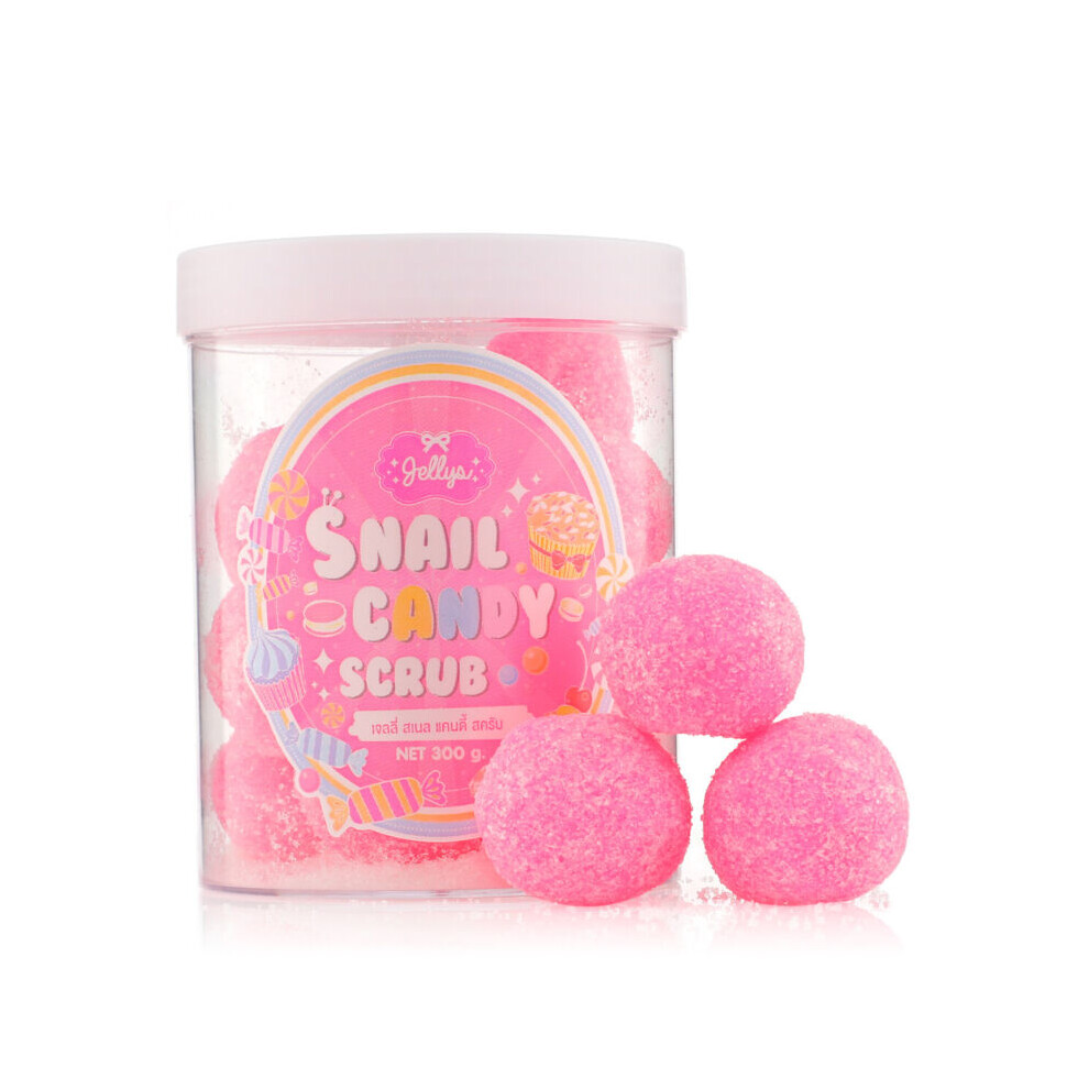 Jellys Snail Candy Scrub Skin Cleansing Product Scrub and Mask 300g