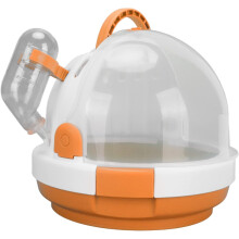 (Orange) Hamster Cage, Portable Carrier Hamster Carry Case