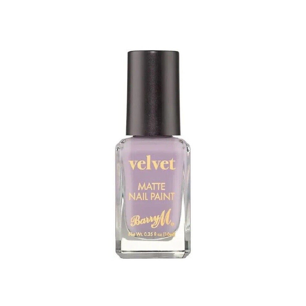 Barry M Cosmetic Velvet Matte Nail Paint 10ml Lilac Lady