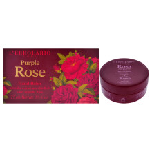 Balsamo mani Erbolario alla rosa viola 2,5 oz - Lozione mani - Con rosa gallica - Con burro di karit - Idratante e nutriente - Cruelty-free