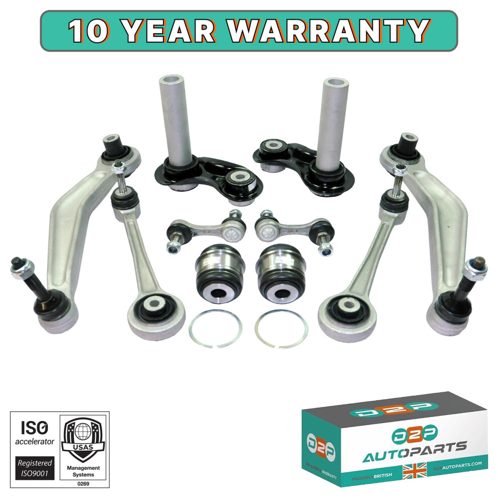Rear Suspension Wishbone Track Control Arms Links Kit For Bmw 5 Series E60 E61 5056167426707