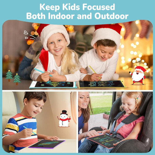 2 Pack LCD Writing Tablet, 8.5 Inch Board Drawing Tablet for Kids 2