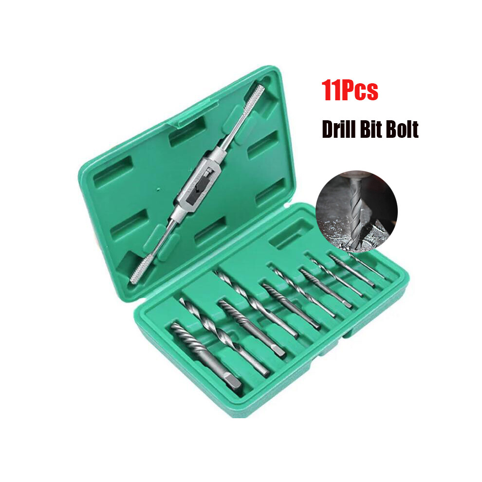 11pc Damaged Broken Screw Extractor  Drill Bit Bolt Stud
