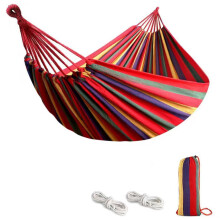 (red, 280*80) Camping hammocks, garden canvas hammocks, portable hammocks, indoor and outdoor garden terraces, park hammocks