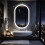 500*800mm Oval Led Bathroom Vanity Mirror with Backlit Dimmable 4