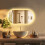 600*1200mm Wall-mounted Oval Led Backlight Bathroom Vanity Mirror 2