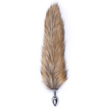 Anal Plug Tail Brown Faux Tail Prop Toy For Halloween Valentine"s Day Birthday Cosplay Costume Party