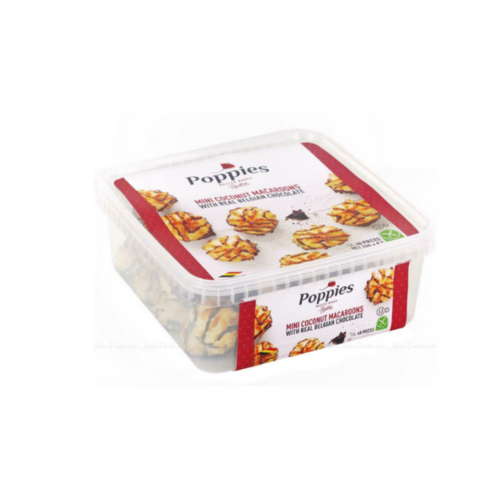 Poppies Mini Coconut Macaroons with Real Belgian Chocolate 700g 2