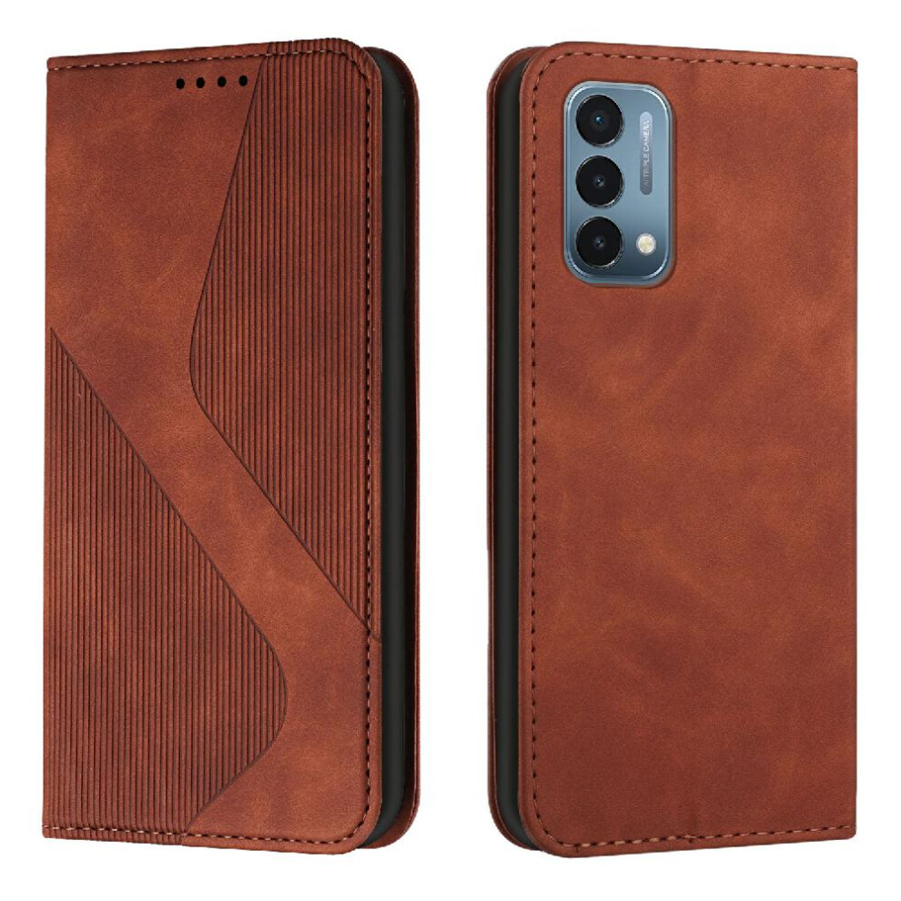 (Brown) Case For Oneplus Nord N200 5G Folio Flip Wallet Kickstand Magnetic Pu Leather Card Slots Holder Brown 764762644024