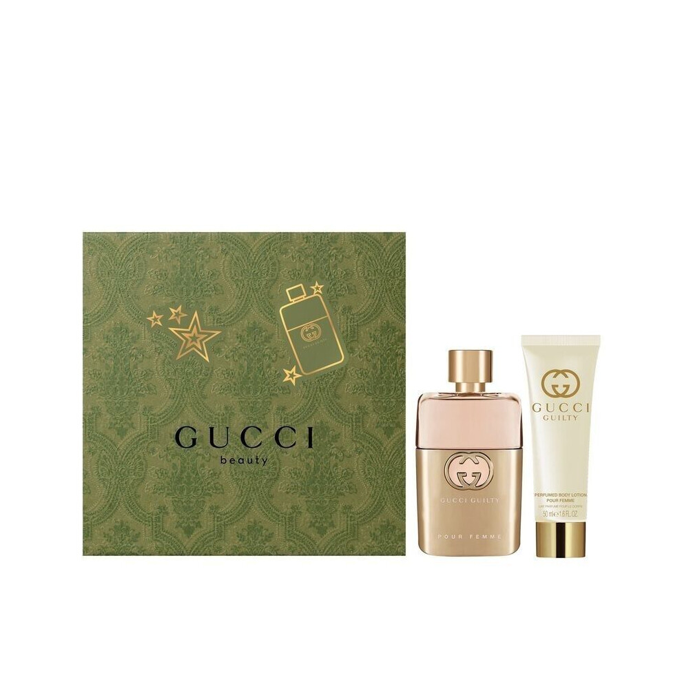 Gucci Guilty For Her Eau De Parfum And Body Lotion 50Ml Gift Set