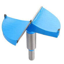 Qjaiune 3-3/8 Inch / 85mm Forstner Drill Bit, 3.375 Inch Boring Bit Cutter Tungsten Carbide Wood Hole Saw Auger Opener, Woodworking Hole Opener