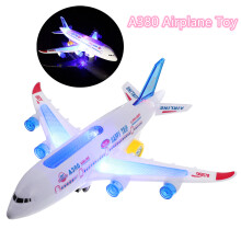 Electronic Aeroplane Toy with Music Autopilot Flash Sound Aircraft Automatic