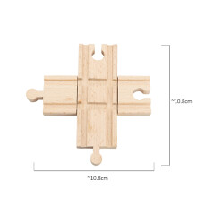 TBKJOYS Wooden Train Track Railway Accessories All Kinds of Wood Track
