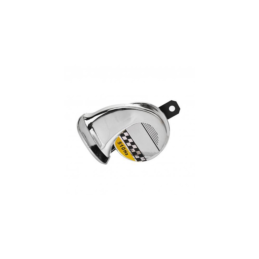 (Silver) Universal 12V Dc Motorcycle Car Horn Loud Pressure Klaxon Speaker Waterproof Silver 9132346939964