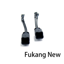 (Fukang New Horn Wire) 2Pcs Car Horn Plug Adapter Universal Snail Horn Socket Conversion Plug