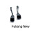 (Fukang New Horn Wire) 2Pcs Car Horn Plug Adapter Universal Snail Horn Socket Conversion Plug 1