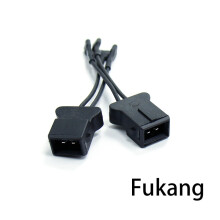 (Fukang Horn Wire) 2Pcs Car Horn Plug Adapter Universal Snail Horn Socket Conversion Plug