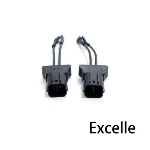 (Excelle Horn Wire) 2Pcs Car Horn Plug Adapter Universal Snail Horn Socket Conversion Plug