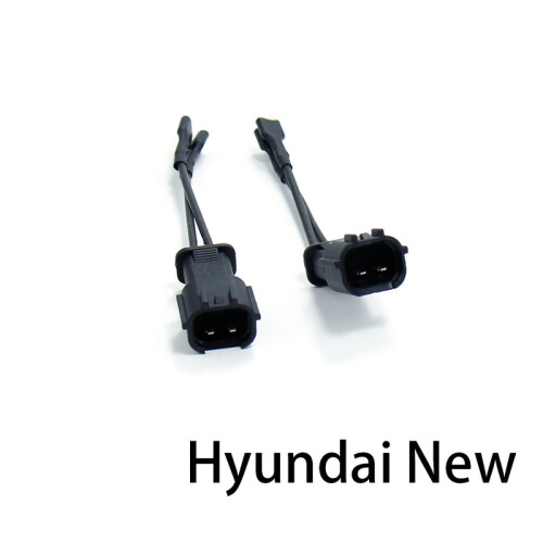 (Hyundai N Horn Wire) 2Pcs Car Horn Plug Adapter Universal Snail Horn Socket Conversion Plug