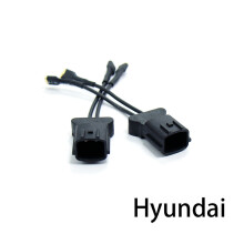 (Hyundai Horn Wire) 2Pcs Car Horn Plug Adapter Universal Snail Horn Socket Conversion Plug