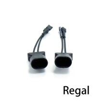 (Regal Horn Wire) 2Pcs Car Horn Plug Adapter Universal Snail Horn Socket Conversion Plug