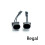(Regal Horn Wire) 2Pcs Car Horn Plug Adapter Universal Snail Horn Socket Conversion Plug 1