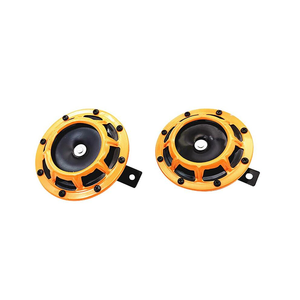 (Yellow) Car Horn 12V 140DB Super Loud Universal Grille Horn Cool Color Scheme-image-OPC-PDRVDZK-NEW