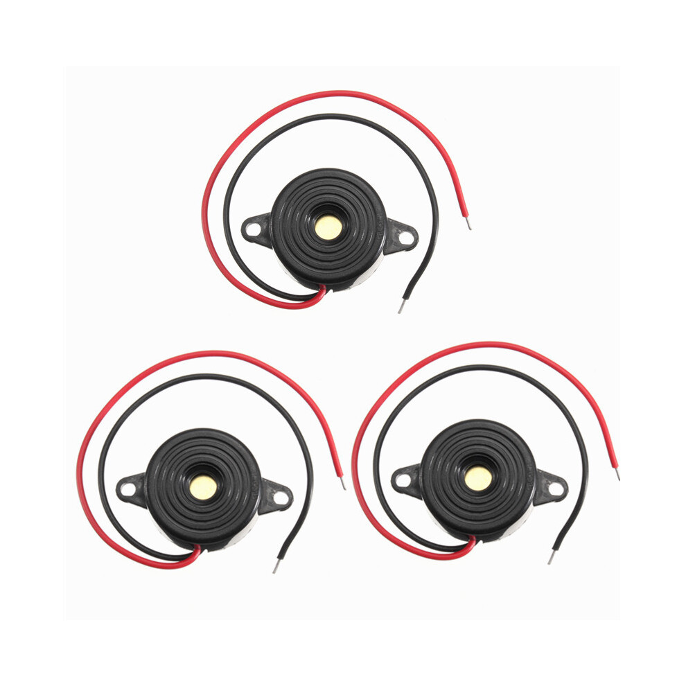 (3 Pcs) Hot 95Db Alarm High-Decibel Dc 3-24V 12V Electronic Buzzer Beep Alarm 9132346945613