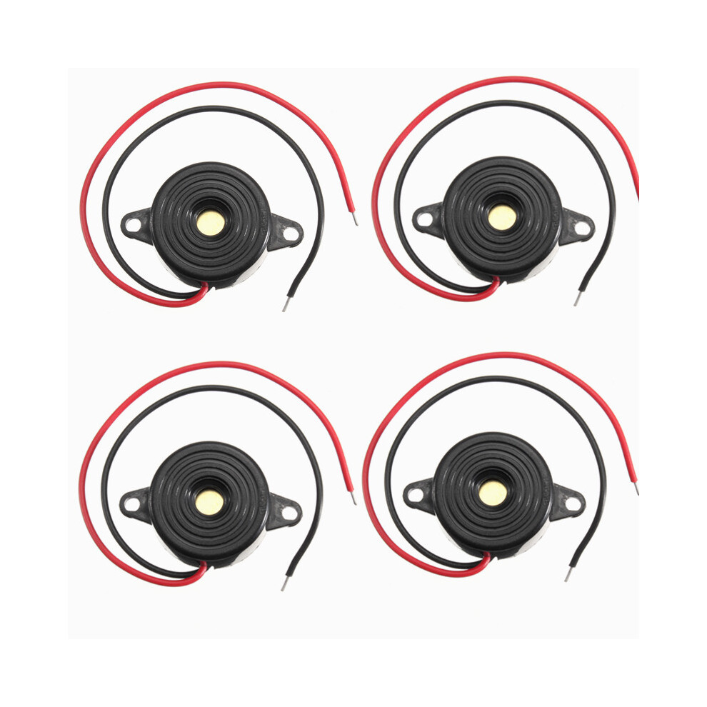 (4 Pcs) Hot 95Db Alarm High-Decibel Dc 3-24V 12V Electronic Buzzer Beep Alarm 9132346945606