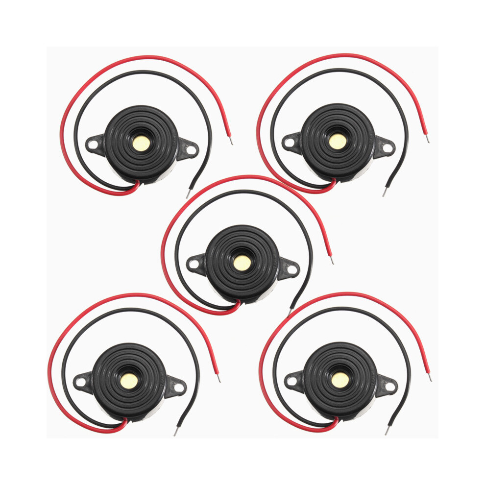 (5 Pcs) Hot 95Db Alarm High-Decibel Dc 3-24V 12V Electronic Buzzer Beep Alarm 9132346945590