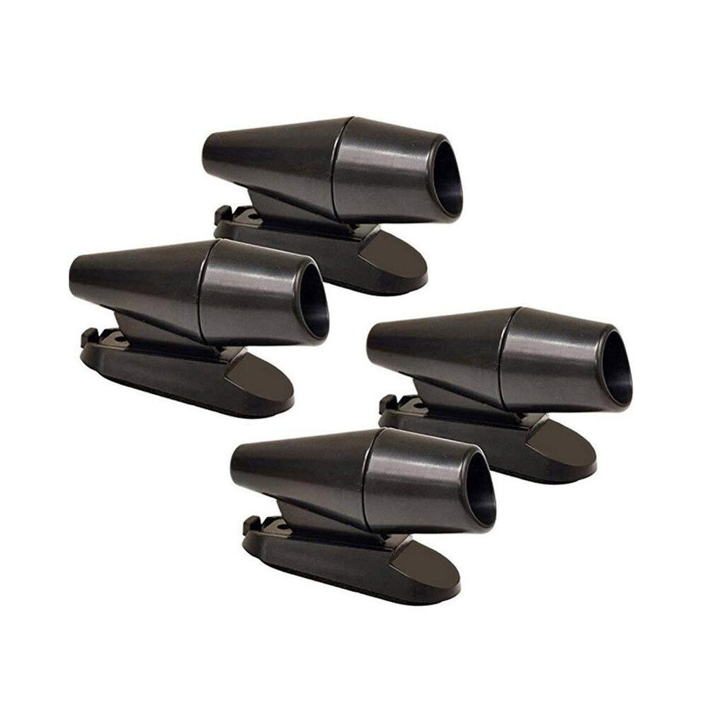 (4 Pcs ) Deer Whistle Alert For Vehicles Waterproof Weather-Proof Deer Whistles Black 9132346953229