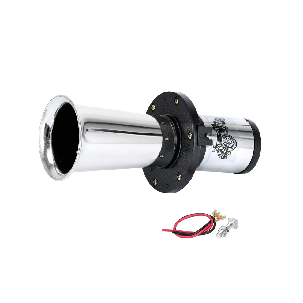 (Chrome) Car Air Horn Antique Ahooga Klaxon 12V Vintage Oo-Ga Classical For Ford 9132346952840