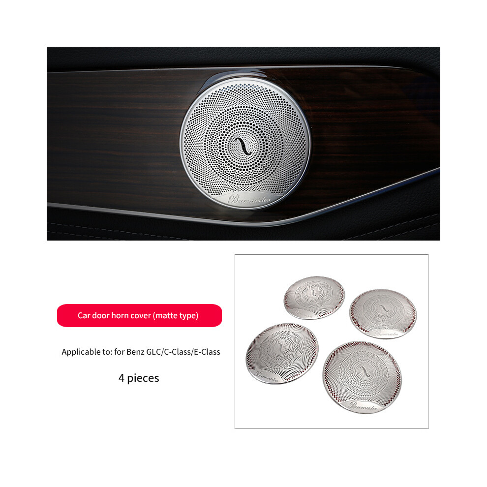 ( Grey) Car Audio Speaker Cover Trim Door Loudspeaker Cover Trim Car Accessories Dark/Grey 9132346953144