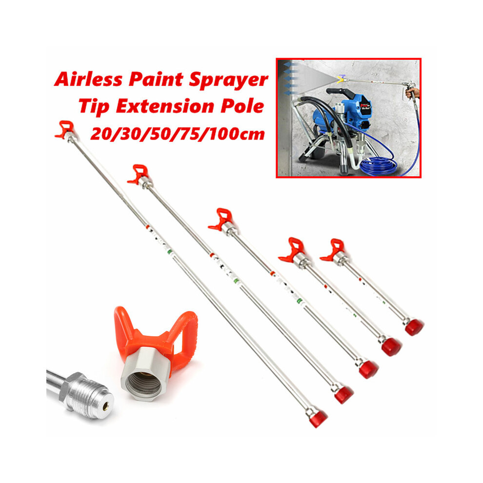 20/30/50/75/100Cm Sprayer Extension Rod Airless Paint Spray Guns Tip Extension 9075527499973