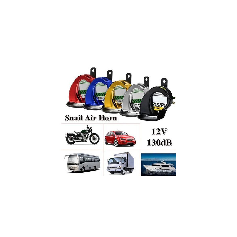 Car Snail Horn Universal 12V 500Db Electric Super Loud Waterproof Speaker 9132346931524